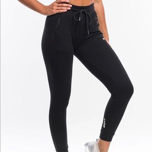 Echt Ladies Black Tapered Joggers